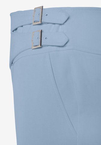 LASCANA Tapered Trousers with creases in Blue