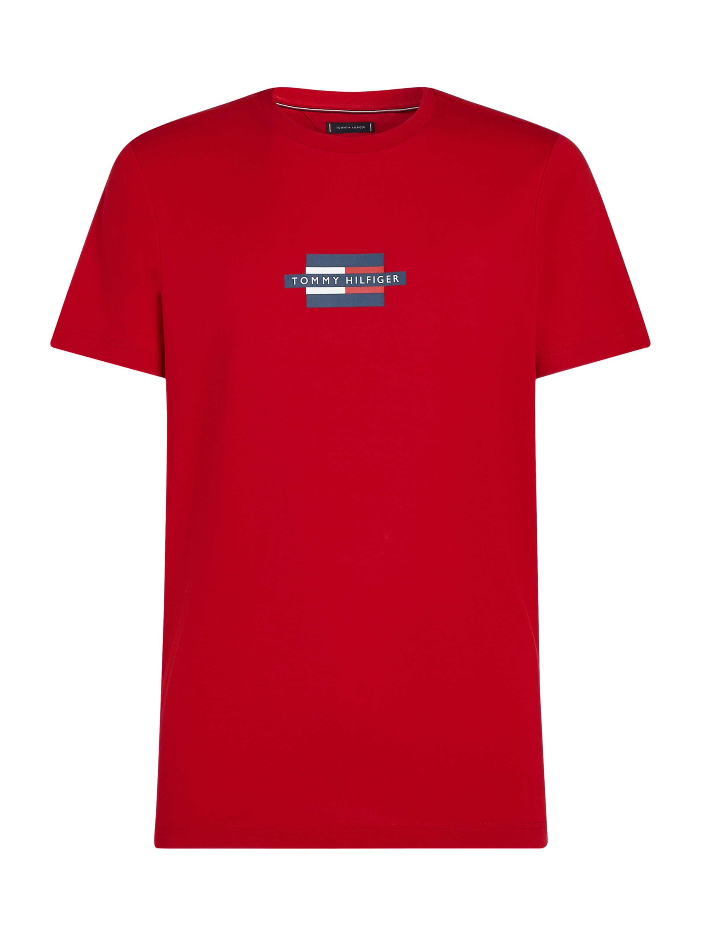 TOMMY HILFIGER Μπλουζάκι σε κόκκινο: μπροστά