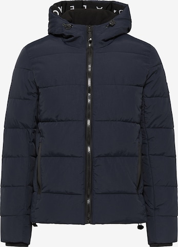 ALEKO Winter Jacket in Blue: front
