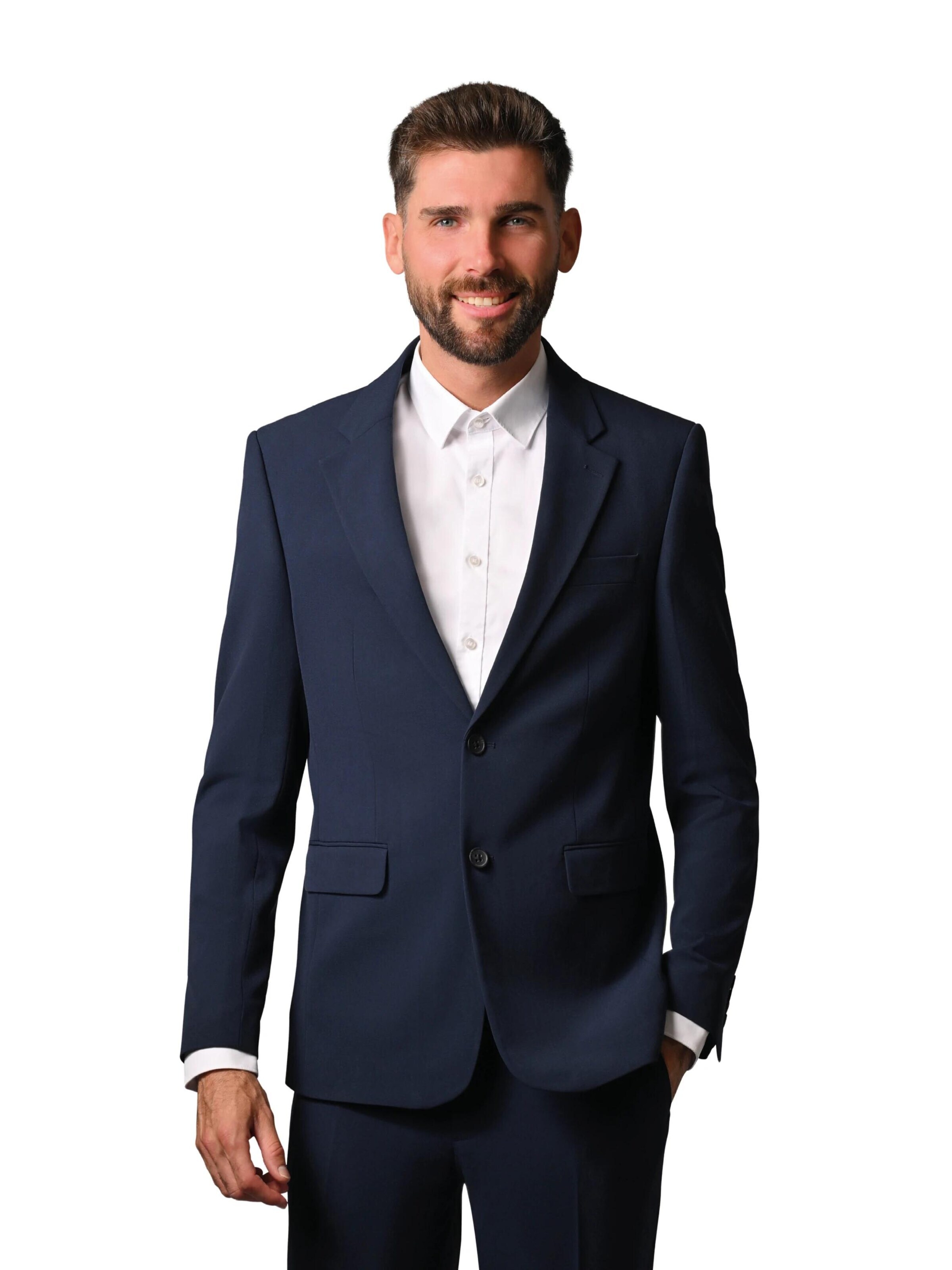 Hirschthal Slim fit Suit in Blue