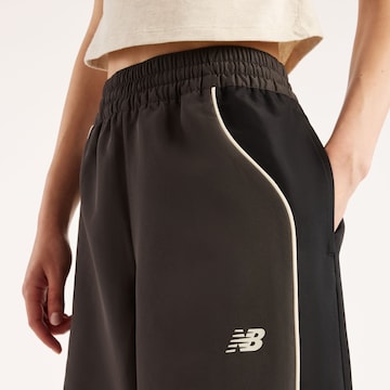 Wide Leg Pantalon 'Trackside' new balance en marron