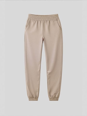 Tommy Life Broek 'Jogginghose' in Beige: voorkant