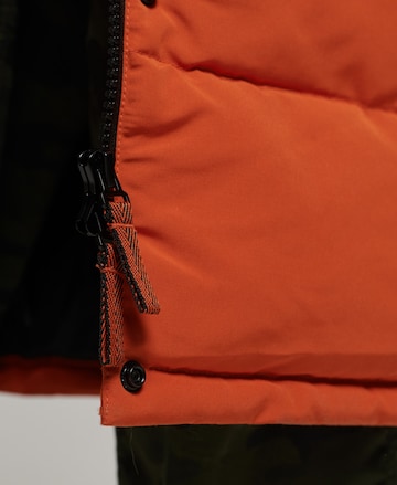 Superdry Winter Coat 'Everest' in Orange