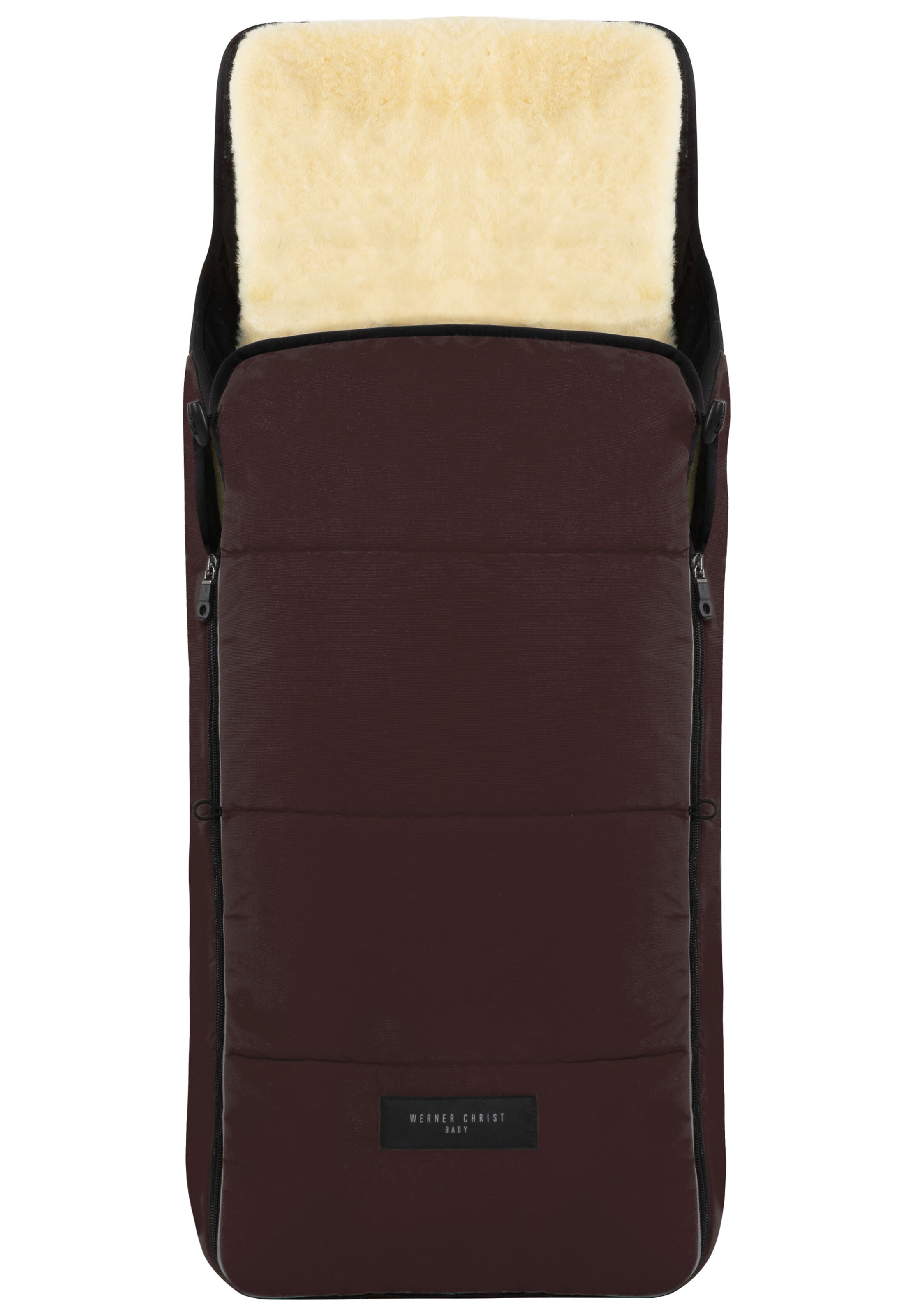 Werner Christ Baby Kinderwagen accessoires 'CORTINA' in Bruin: voorkant