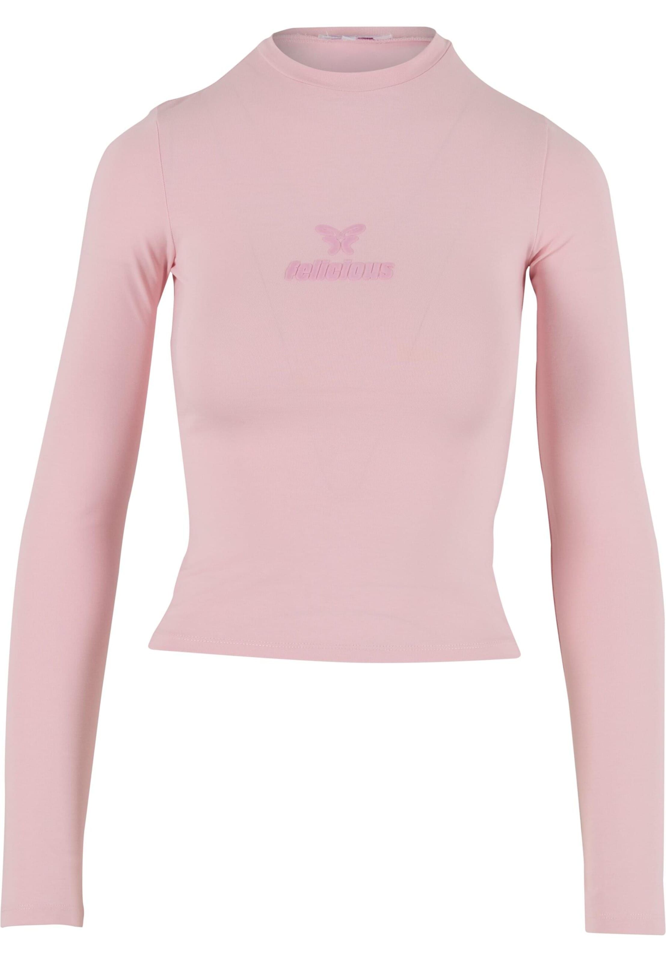 rozā Felicious T-Krekls: no priekšpuses