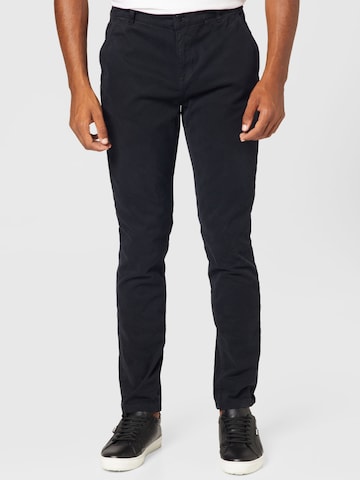 recolution Regular Chino Pants 'Catnip' in Black: front