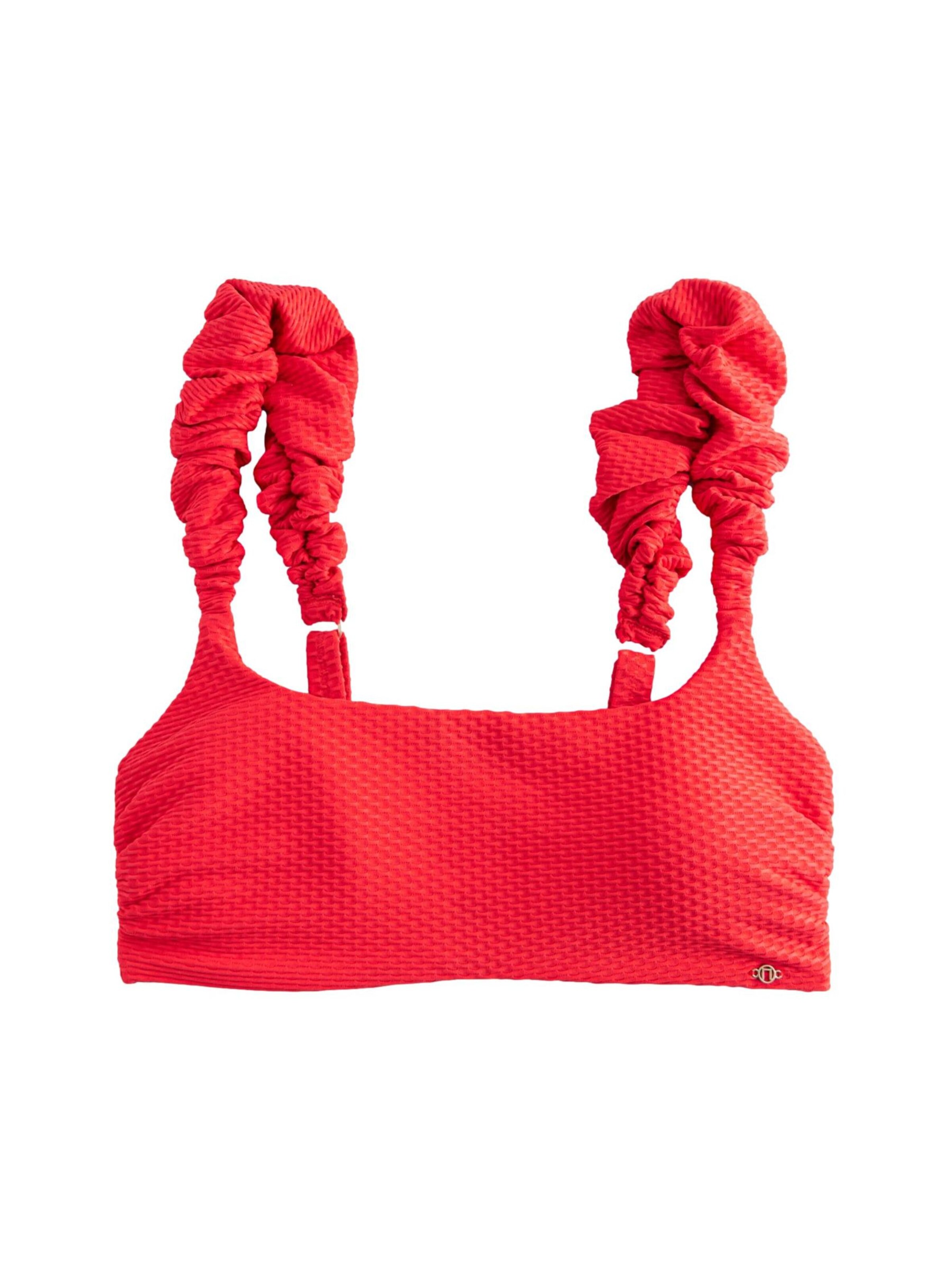 Next Bustier Bikinitop in Rot: Vorderseite