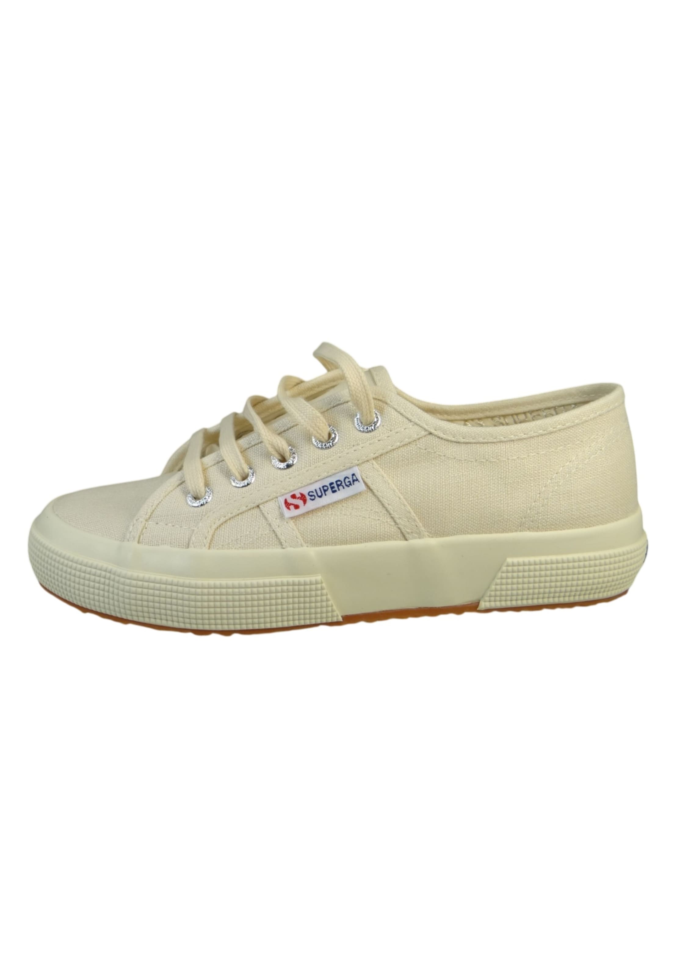 Baskets basses '2750 Linen Low Top' SUPERGA en beige