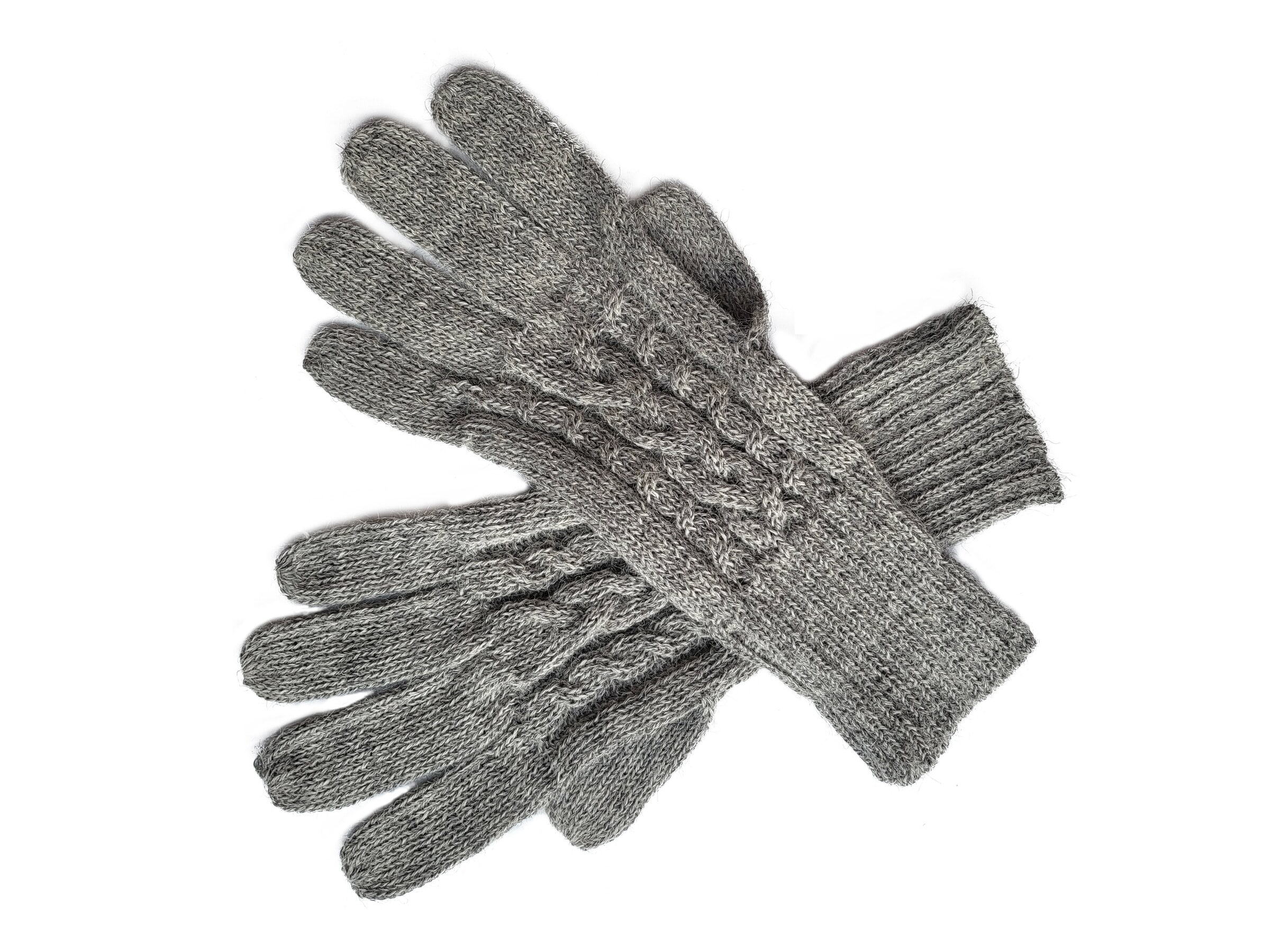 Posh Gear Full finger gloves 'Guantibrada' in Grey: front