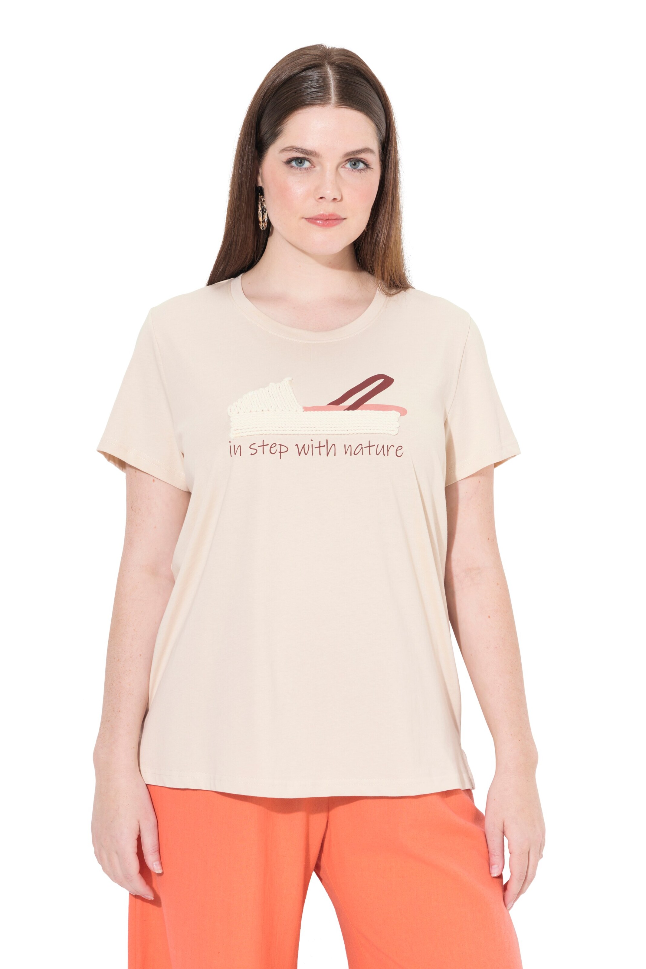 Ulla Popken Shirt in Weiß: Vorderseite