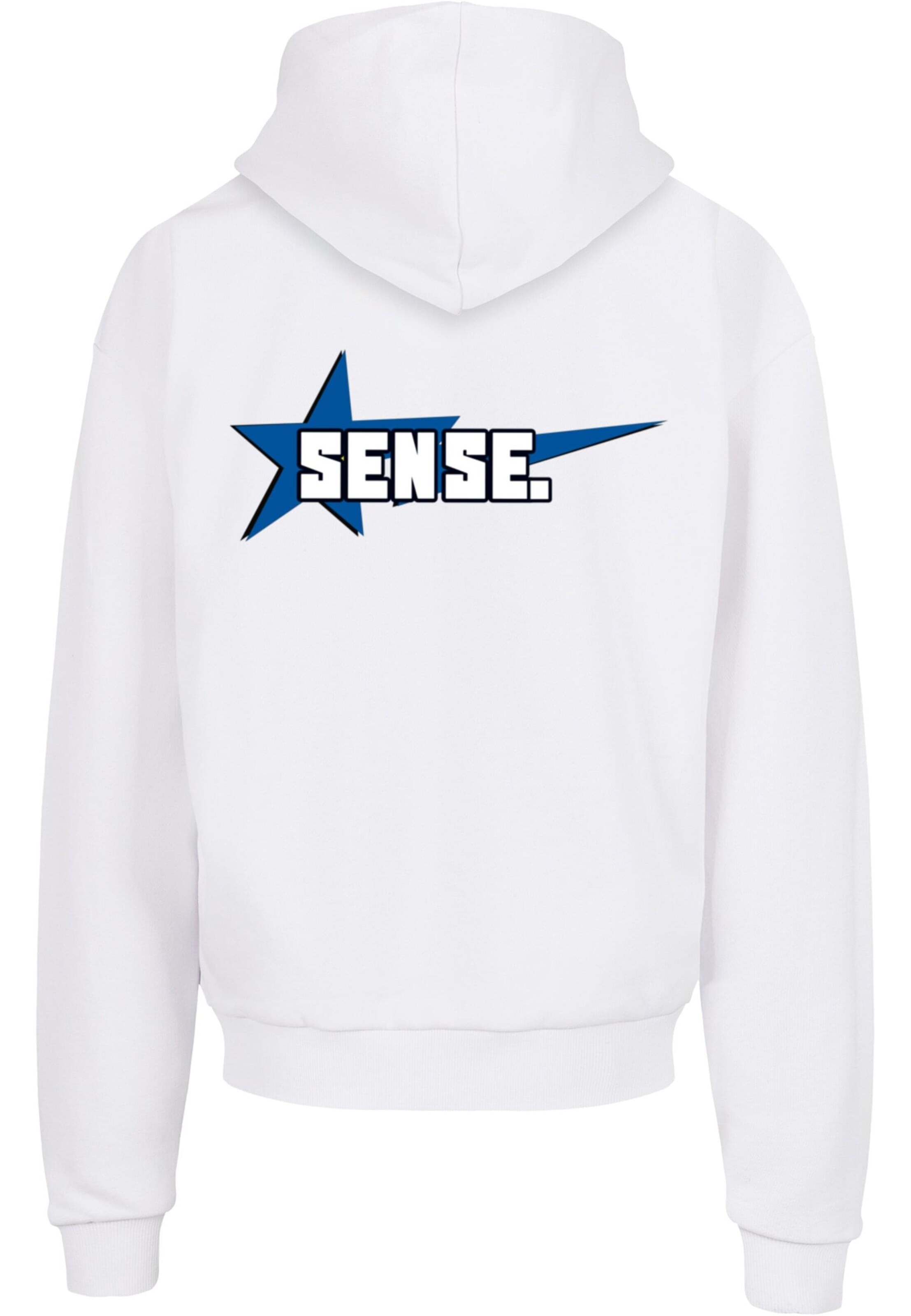 Felpa 'Star' di 9N1M SENSE in bianco