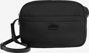 Pull&Bear Чанта с презрамки в черно: отпред