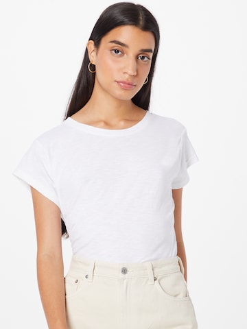 T-shirt 'Leti' minus en blanc : devant