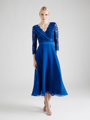 SWING - Vestido de gala en azul: frente