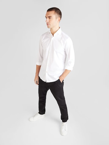 Regular fit Camicia 'H-Joe' di BOSS Black in bianco