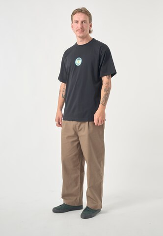 Cleptomanicx Shirt 'Classic Tee Take Care' in Black