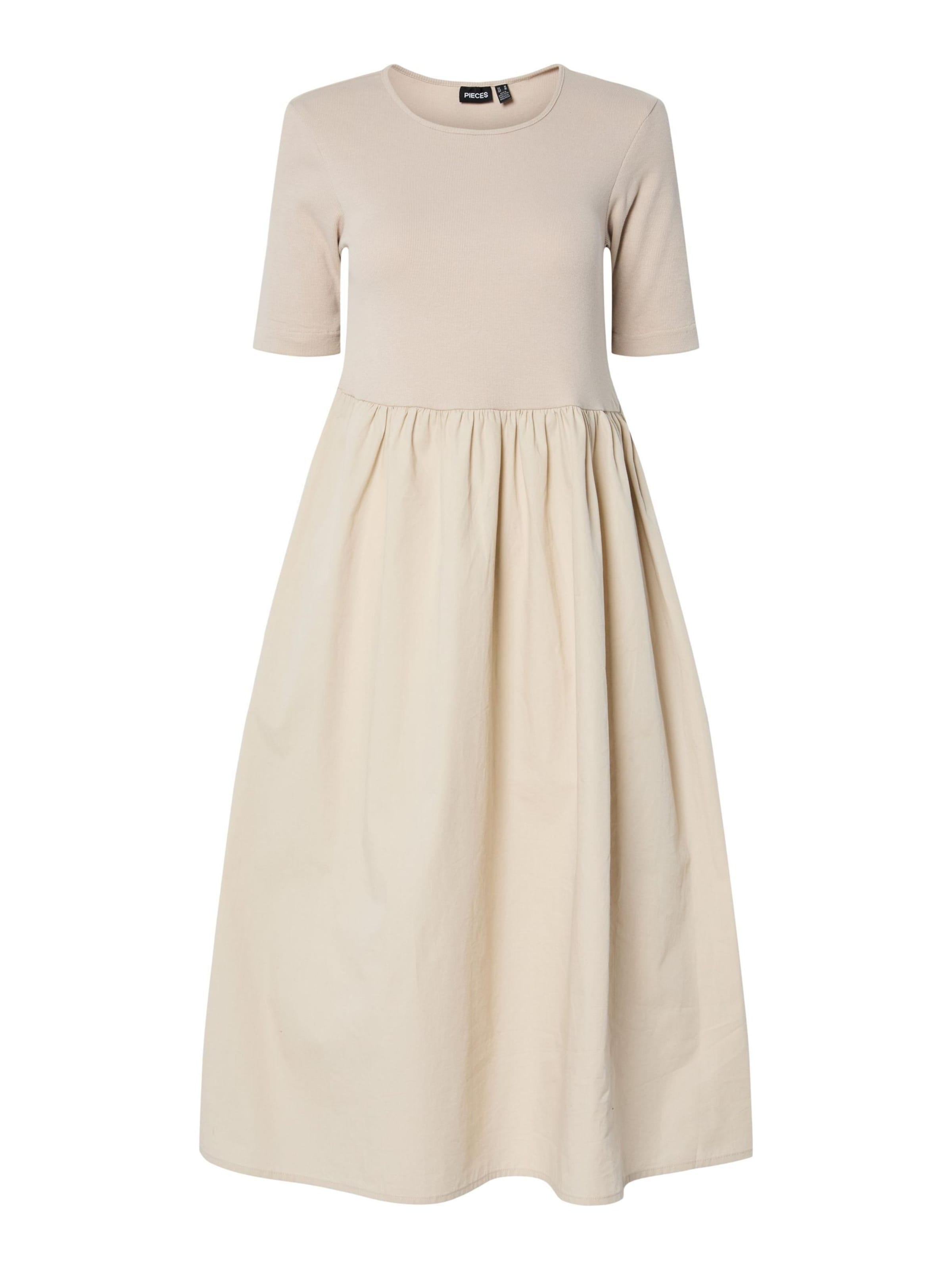 PIECES Kjole 'PCTonya' i beige, Produktvisning