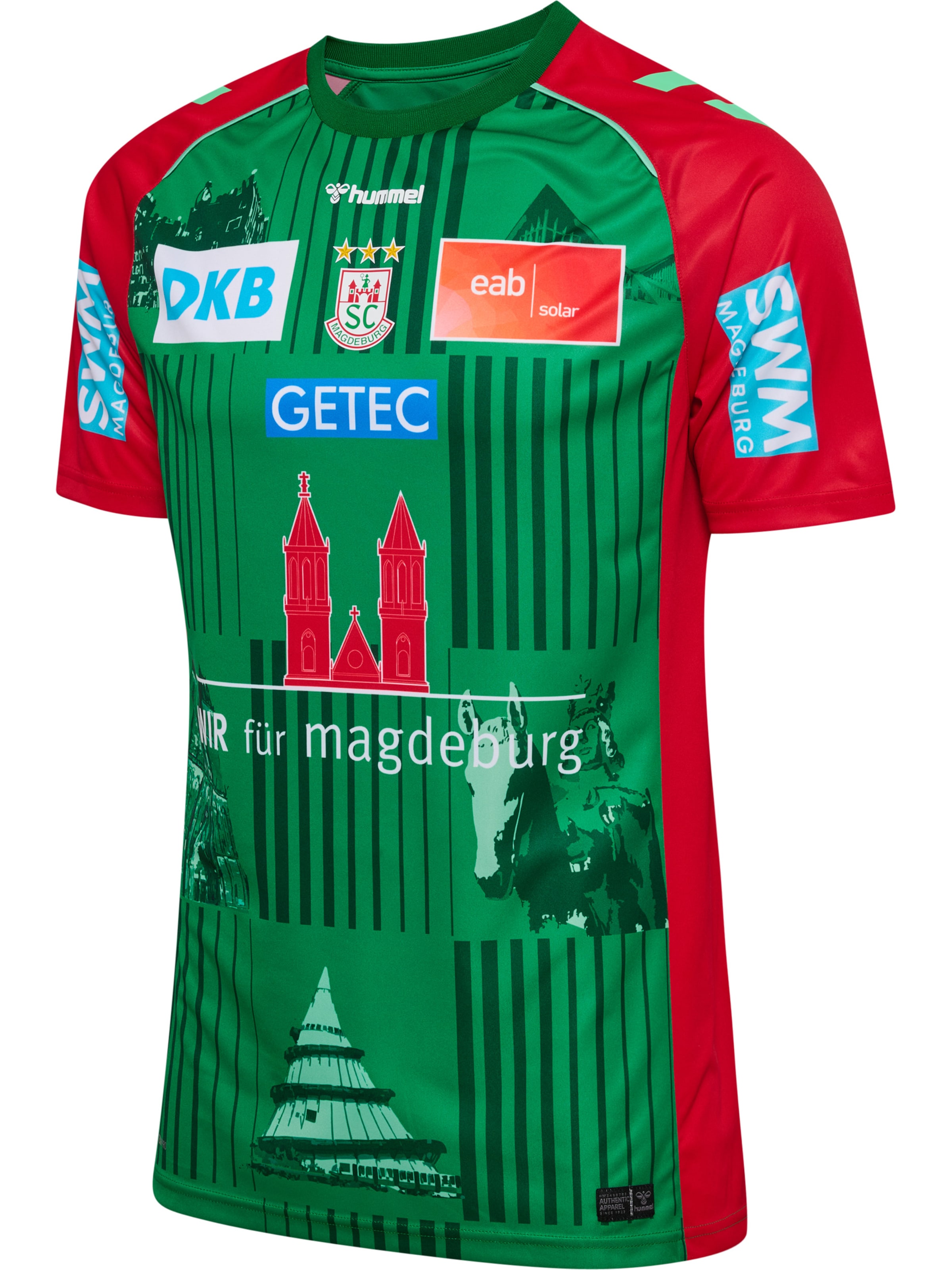 Hummel Functioneel shirt in Groen