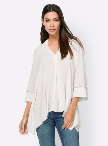 Chemisier heine en blanc : devant