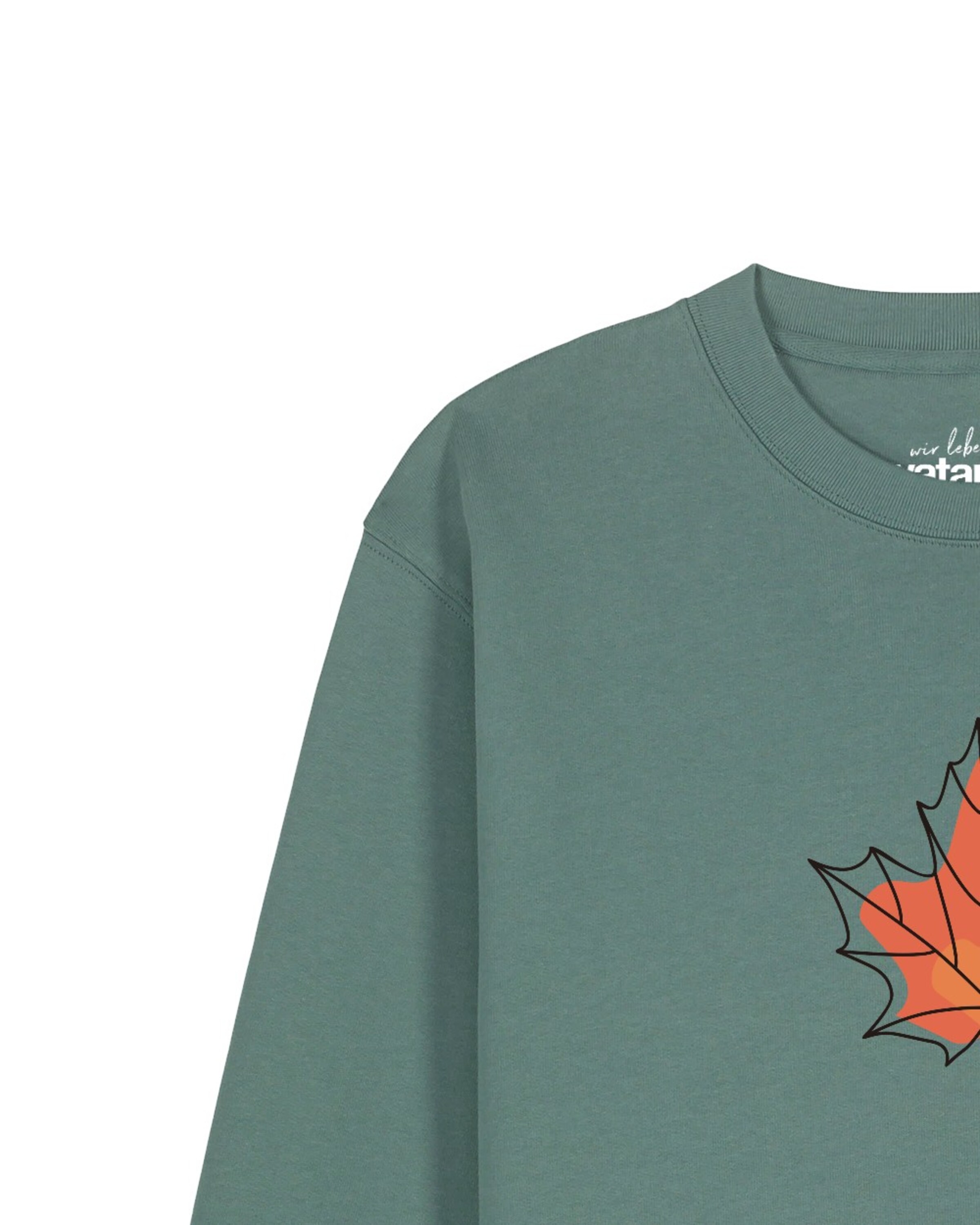 Watapparel Sweatshirt 'Herbst' in Groen
