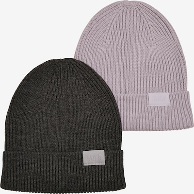 Urban Classics Bonnet en gris chiné / lavande, Vue avec produit