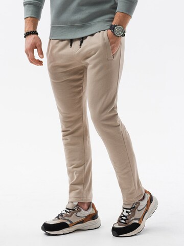 Ombre Tapered Pants 'P946' in Beige