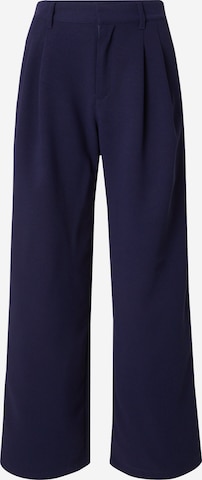 GAP Wide leg Pleat-front trousers in Blue: front