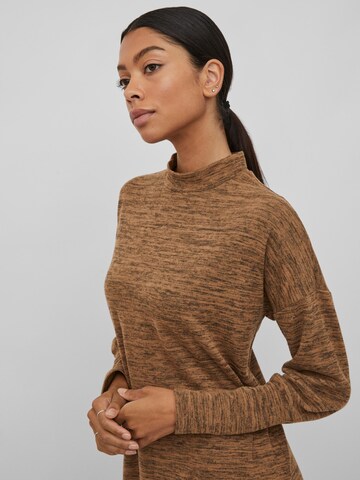 VILA Knit dress 'Freja' in Brown