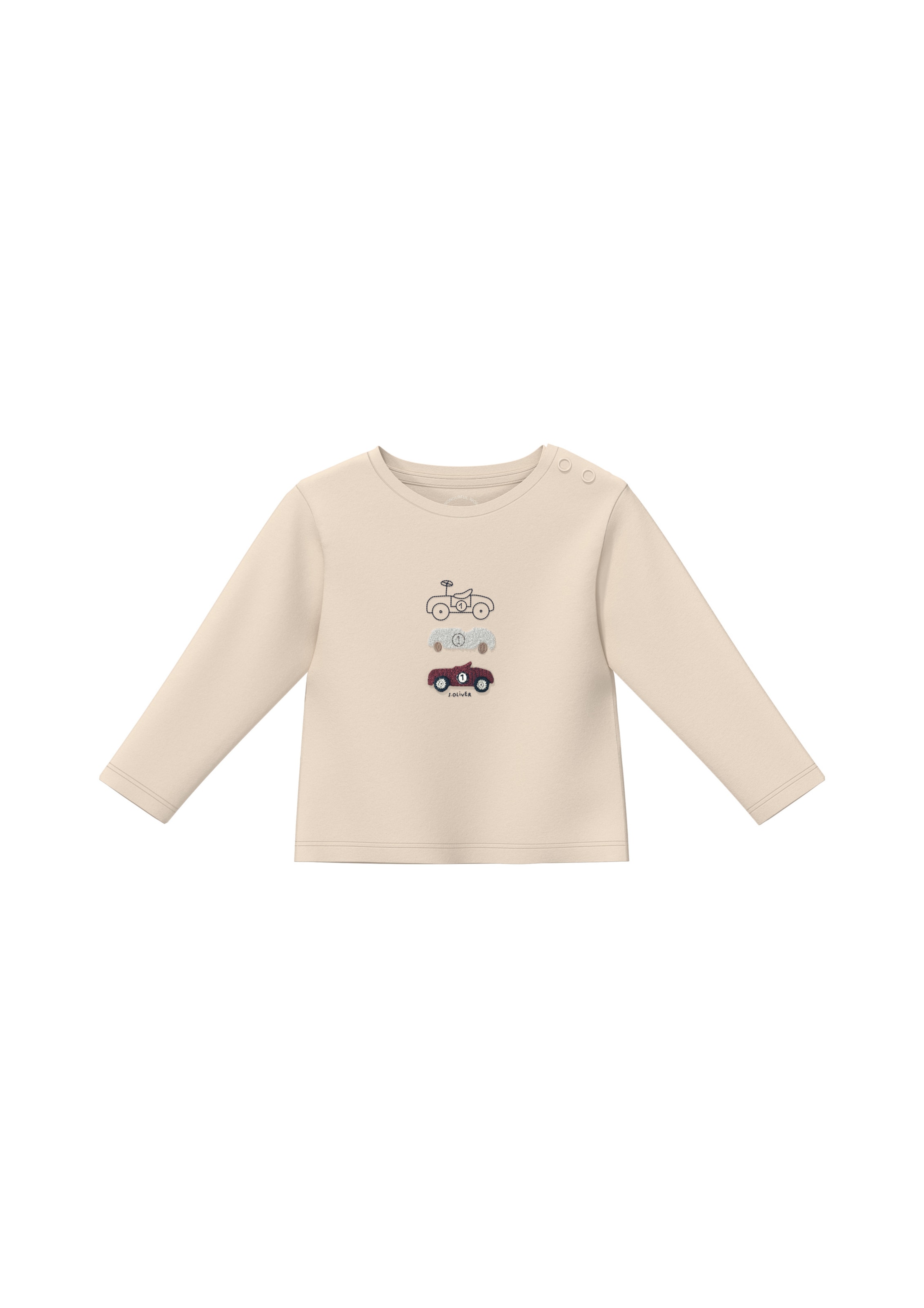 s.Oliver Shirt in Beige: front