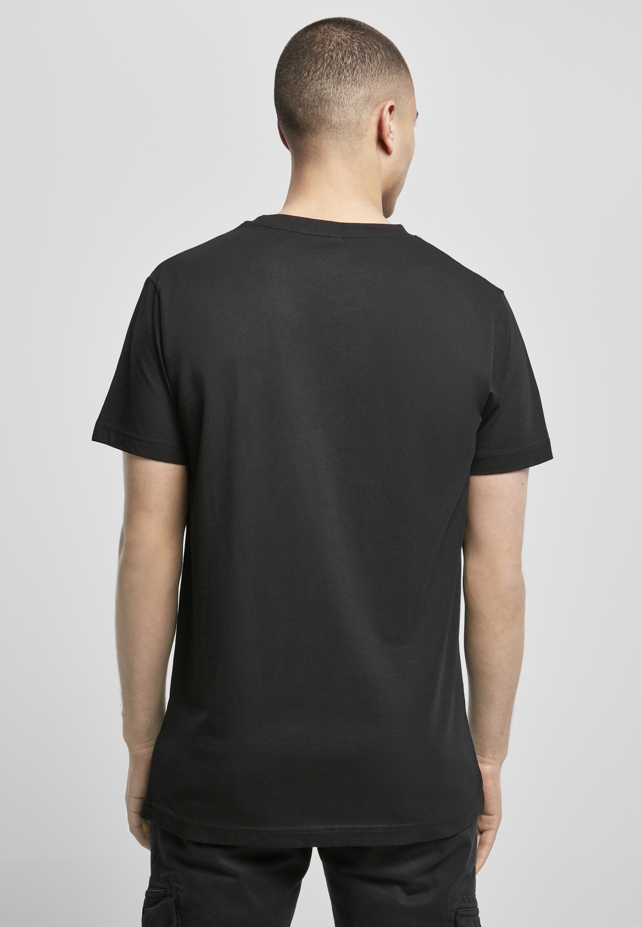 Männer Shirts Mister Tee T-Shirt 'Yummy' in Schwarz - ZT00158 Männer Shirts Mister Tee T-Shirt 'Yummy' in Schwarz - ZT00158