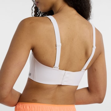 new balance - Soutien Bustier Soutien de desporto em branco