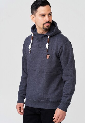 INDICODE JEANS Sweatshirt 'Meza' in Blue
