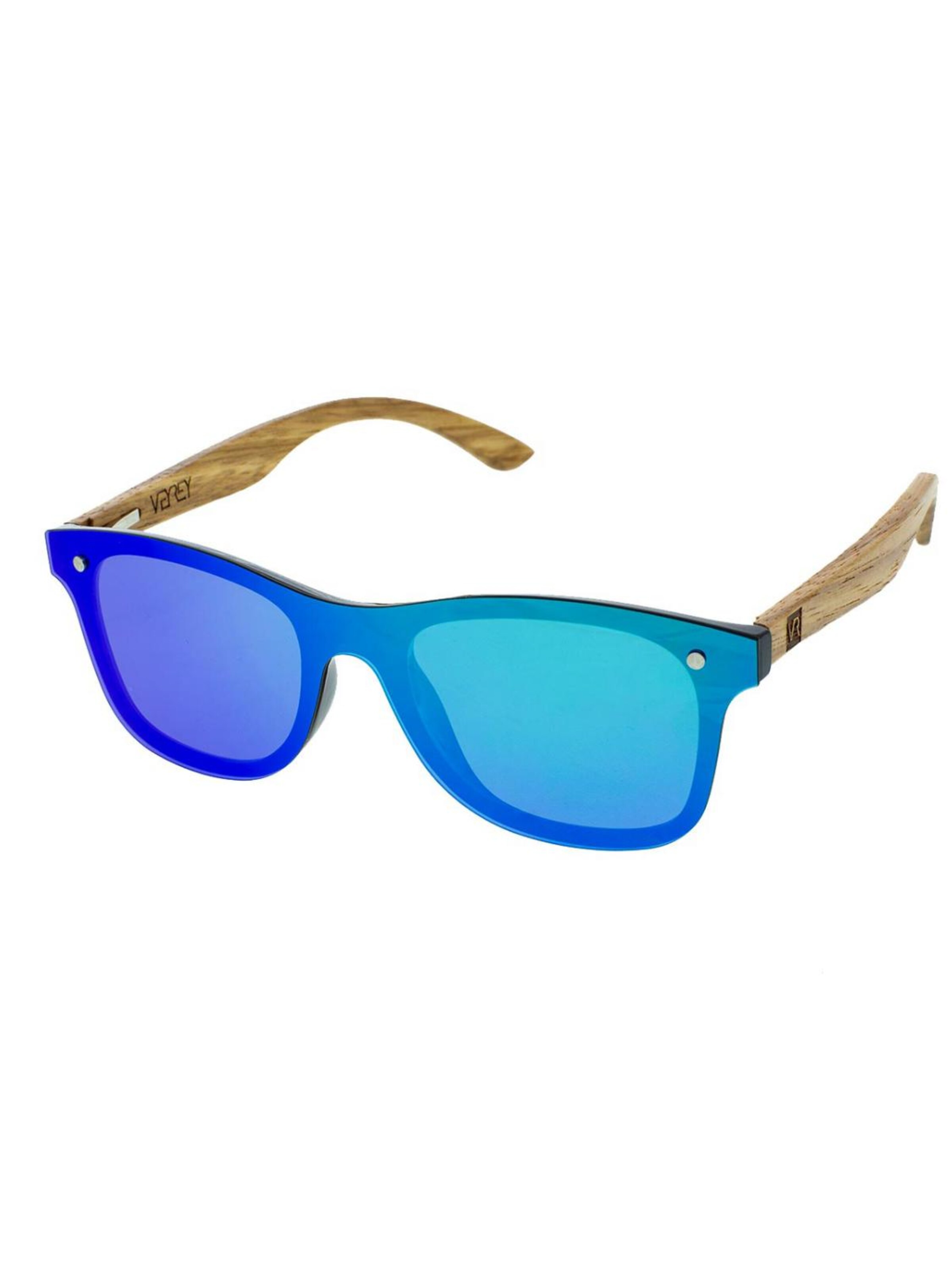 VEYREY Sunglasses 'VeyRey Sonnenbrille Stove Nerd Grün gläser Schwarz' in Black: front