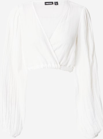 PIECES Blouse 'ASTINA' in White: front