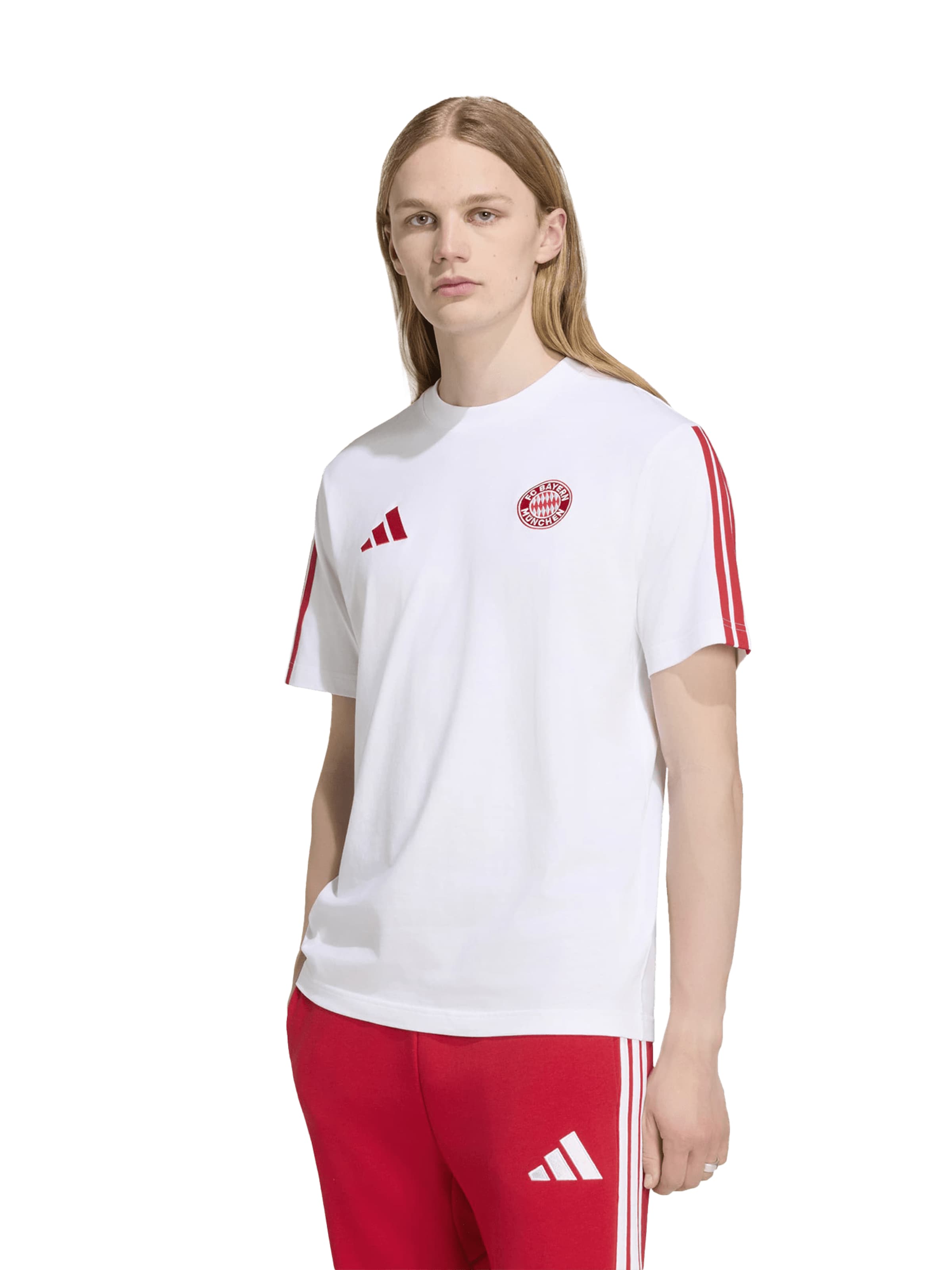 ADIDAS PERFORMANCE Shirt in White: front