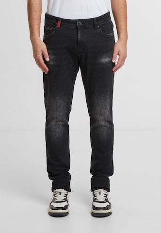 2Y Premium Slimfit Jeans 'Antonio' in Zwart: voorkant