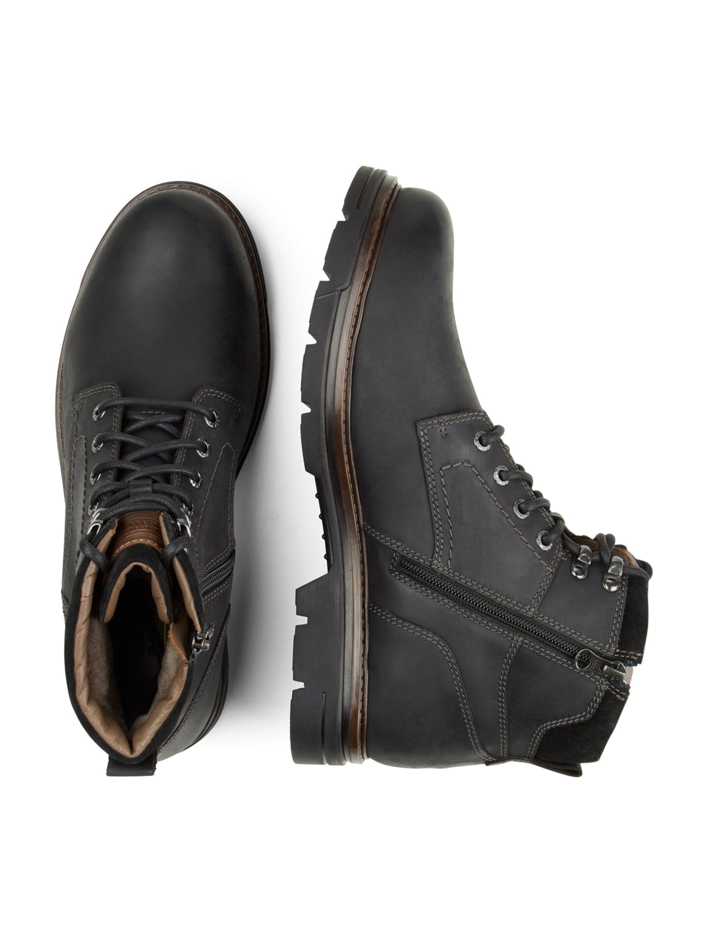 Boots stringati 'GUST' di CAMEL ACTIVE in nero