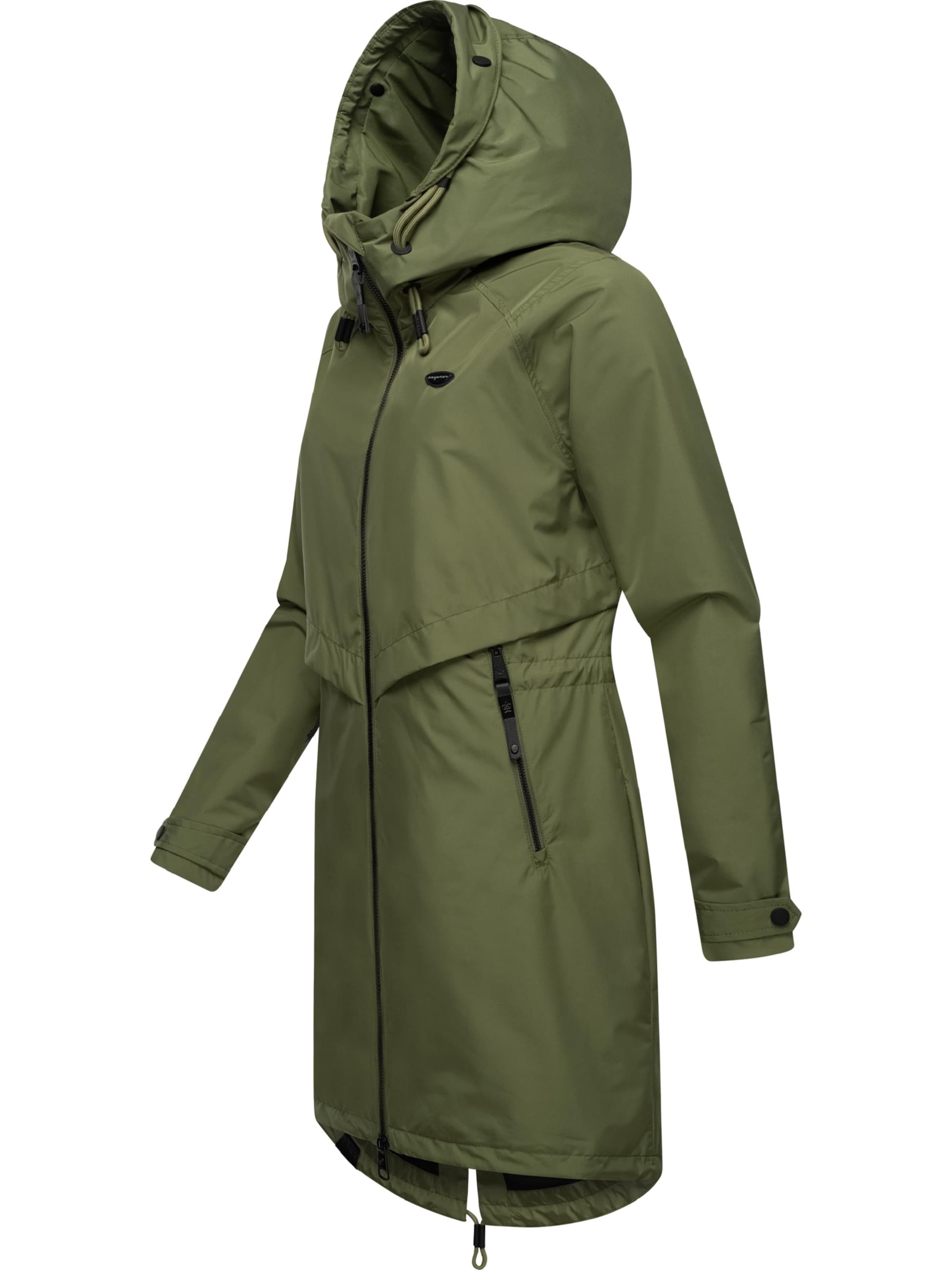 Manteau fonctionnel 'Frodik' Ragwear en vert