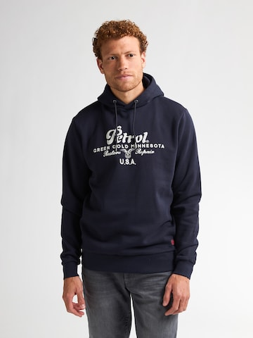 Petrol Industries Sweatshirt 'Yankton.' in Blauw: voorkant