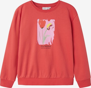 NAME IT Sweatshirt i rød: forside