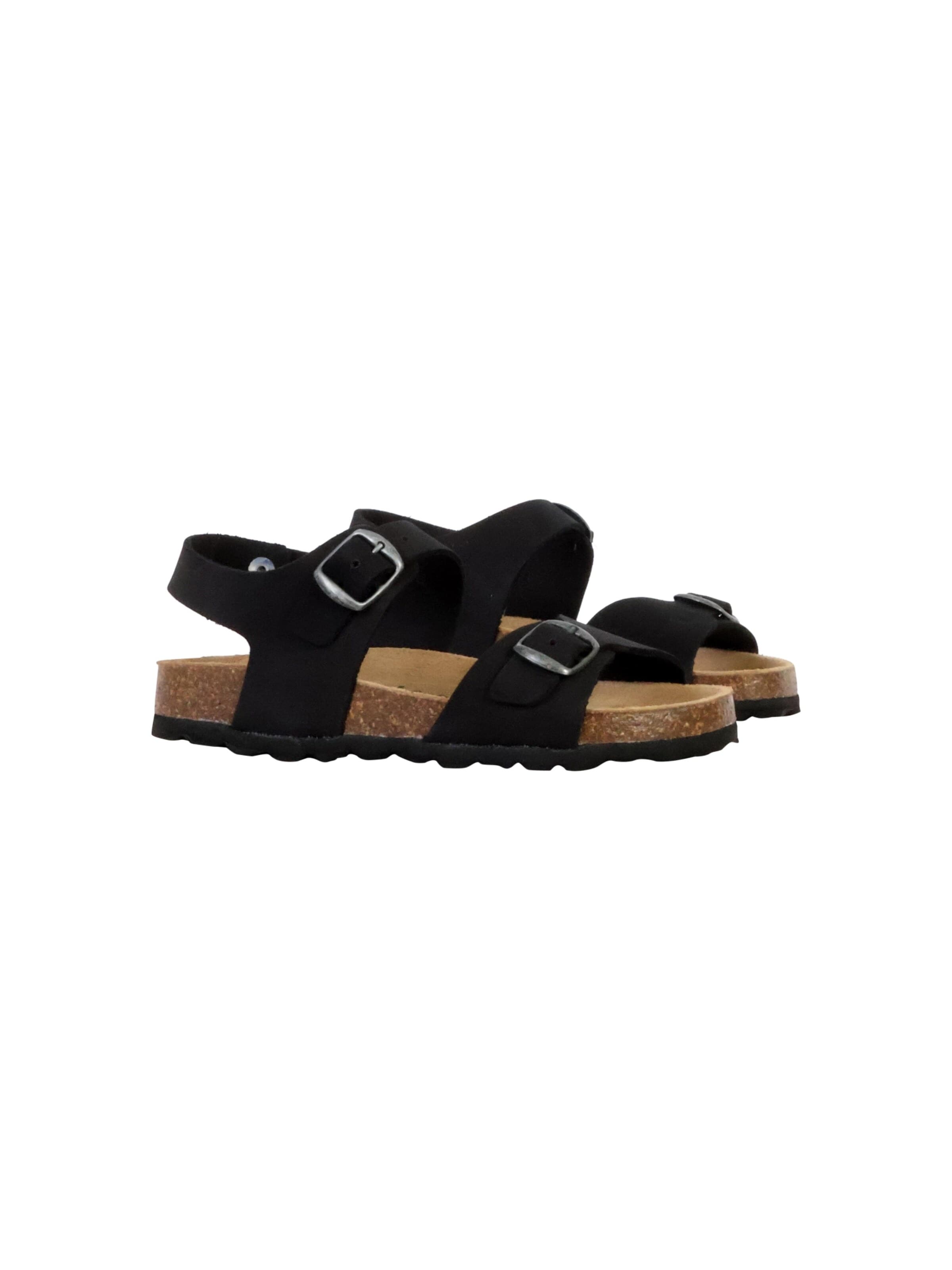Chaussure basse 'Leder-Pantoletten für Kinder' The Divine Factory en noir