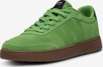 Baskets basses 'Toke' WODEN en vert : devant