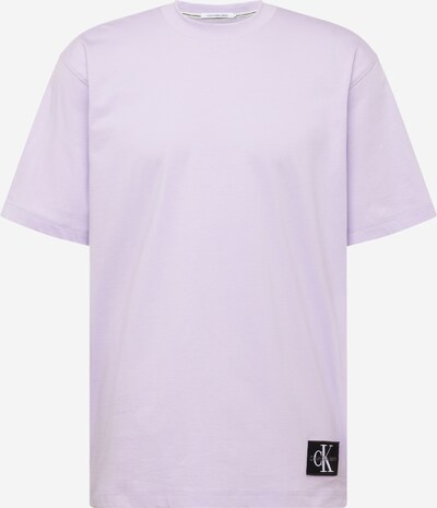 Calvin Klein Jeans T-Shirt en lilas / noir / blanc, Vue avec produit