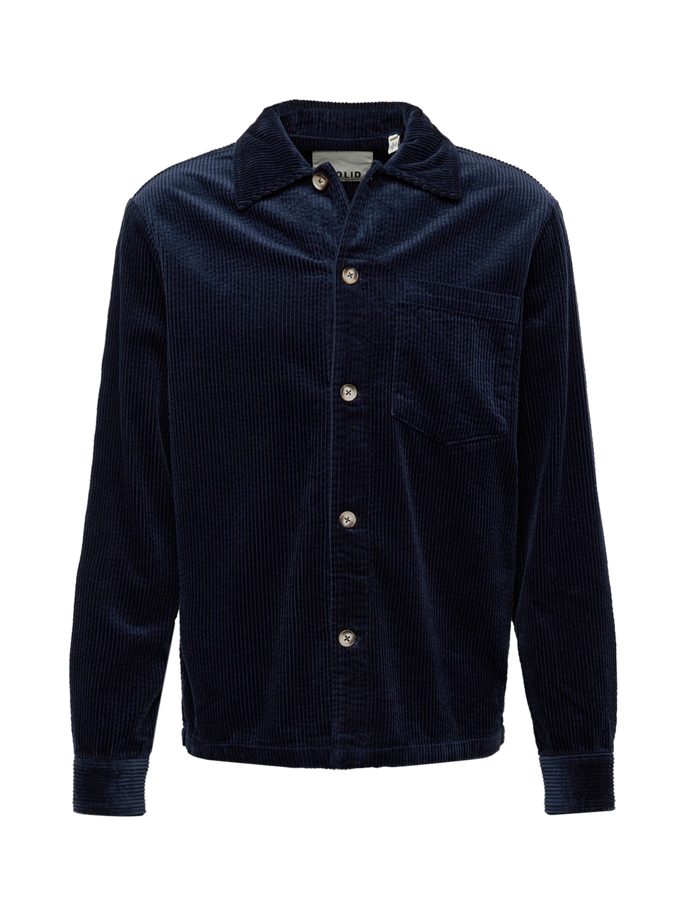 Coupe regular Chemise 'Ingvi' !Solid en bleu : devant