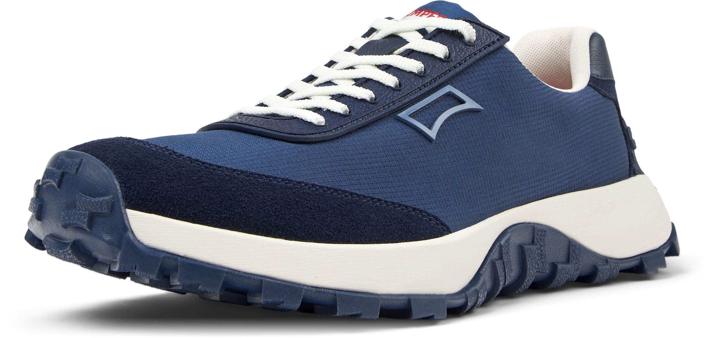 CAMPER Platform trainers 'Drift Trail' in Blue: front