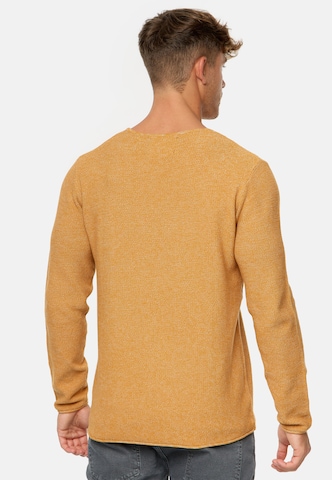 INDICODE JEANS Sweater 'Loakim' in Yellow