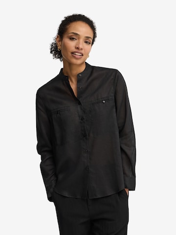 Polo Club Blouse in Black: front
