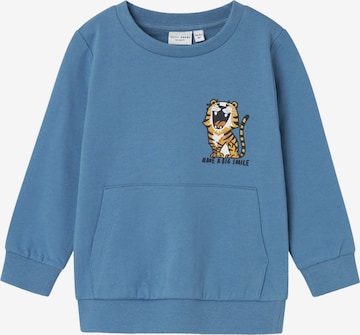 NAME ITSweater majica 'Vildar' - plava boja: prednji dio