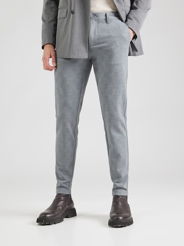 Only & Sons Slim fit Chino trousers 'ONSMark' in Grey: front