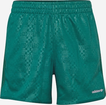 Pantaloni '80s' di ADIDAS ORIGINALS in verde: frontale
